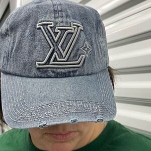 Louis Vuitton Blue Denim Hat